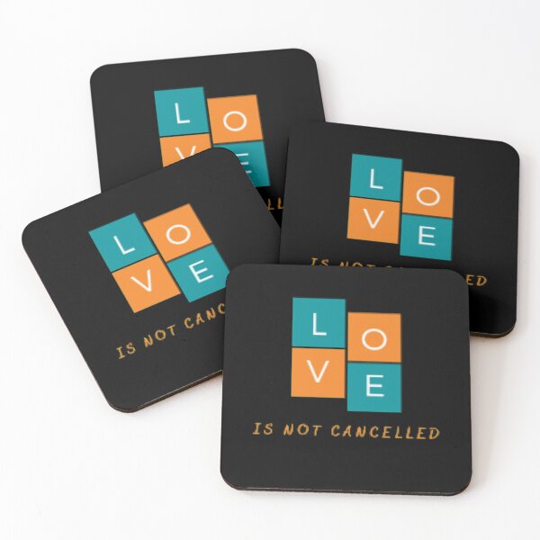 Item preview,  Love is not cancelled quote designed and sold by Simi2020.