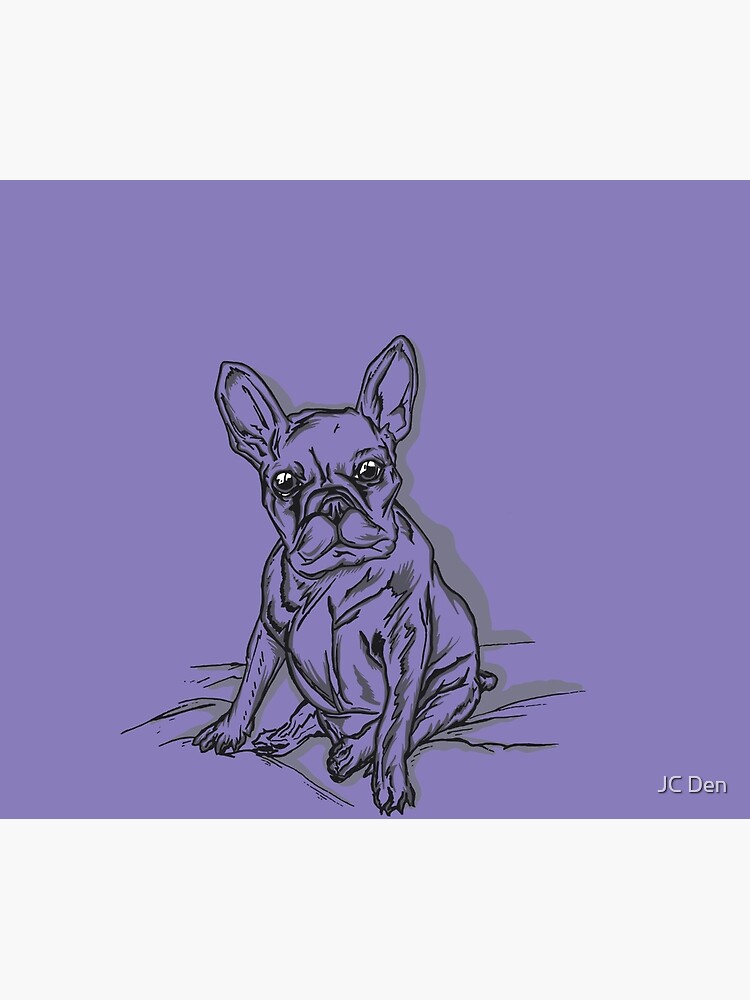 Purple Frenchie by jondenby