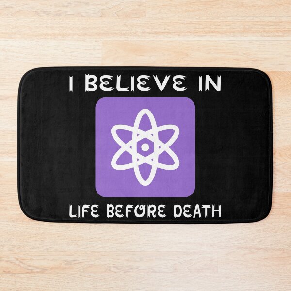 Item preview, I Believe In Life Before Death Atheist Gift Husband Wife designed and sold by cattiktoks1718.