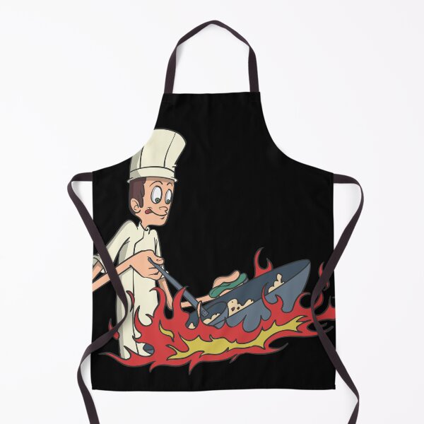 Item preview, Chef cooking in wok with fire designed and sold by Monkey Ful.