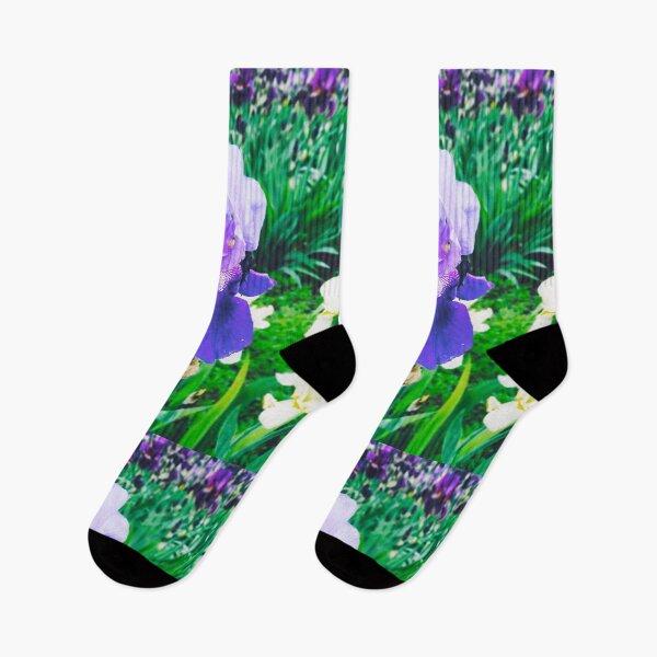 Item preview, Violet iris in blossom, natural perfection  designed and sold by helenkaiy.