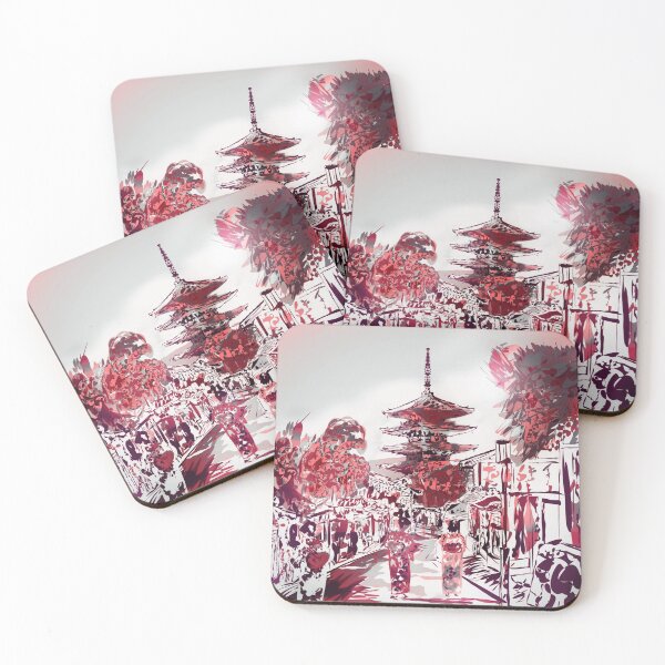 Item preview, Sakura in Kyoto, cherry blossoms in Higashiyama Ward at Hōkan-ji temple designed and sold by cachaldora.