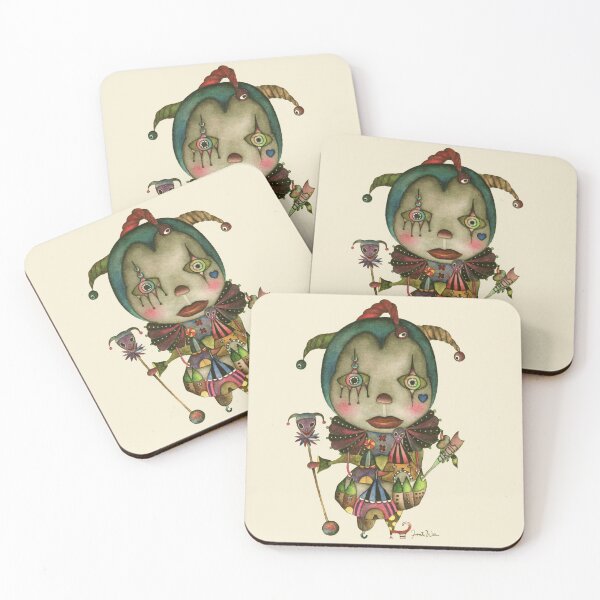 Item preview, Little Clown Jester Anthropomorphized Circus Witch designed and sold by Kumasama.