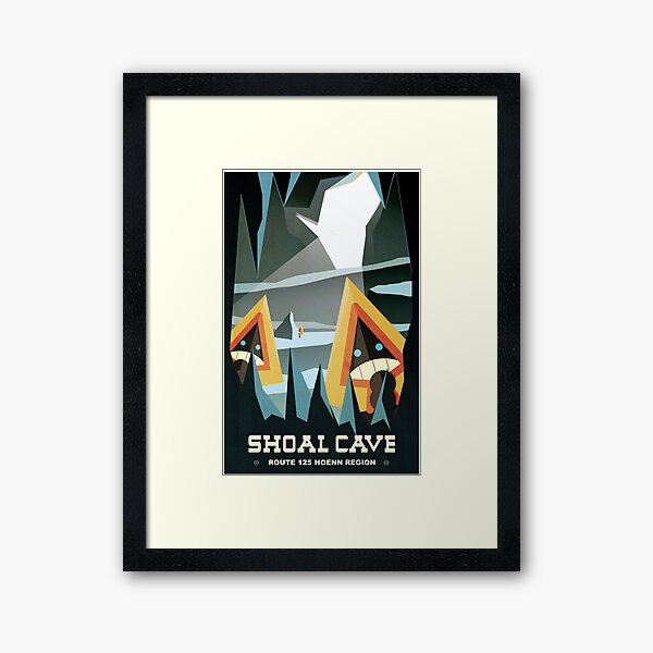 Shoal Cave Framed Art Print