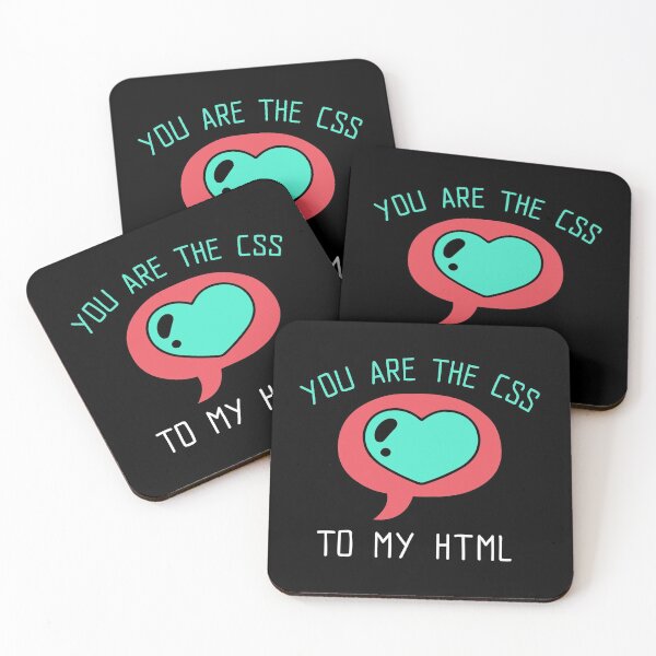 Item preview, "You are the CSS to my HTML" designed and sold by Salma Satya & Co.