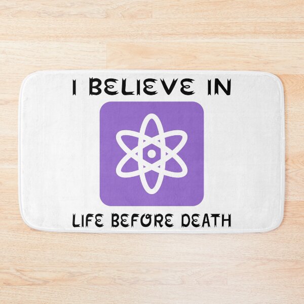 Item preview, I Believe In Life Before Death Atheist Gift Husband Wife designed and sold by cattiktoks1718.