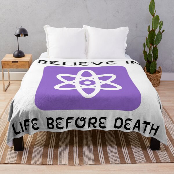 Item preview, I Believe In Life Before Death Atheist Gift Husband Wife designed and sold by cattiktoks1718.
