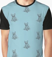 Teal Frenchie Graphic T-Shirt