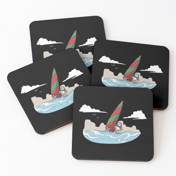 Item preview, Penguin Windsurfer designed and sold by Monkey Ful.