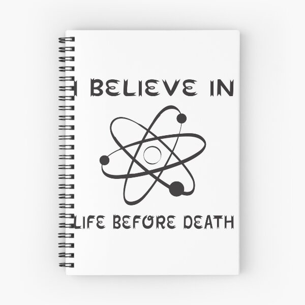 Item preview, I Believe In Life Before Death Atheist Gift Husband Wife designed and sold by cattiktoks1718.