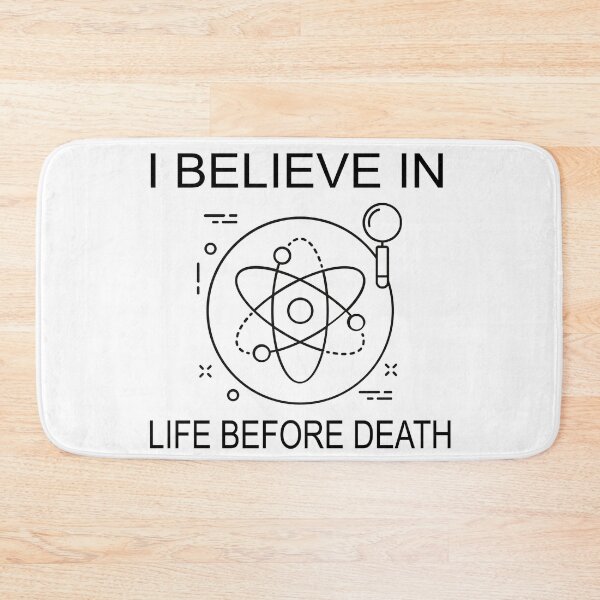 Item preview, I Believe In Life Before Death Atheist Gift Husband Wife designed and sold by cattiktoks1718.