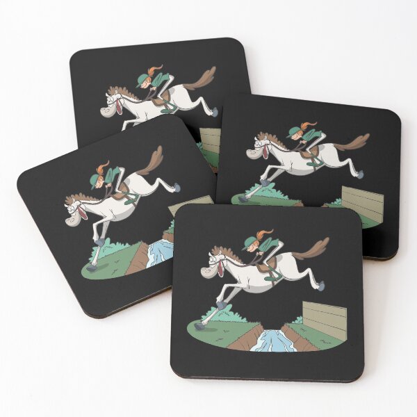Item preview, Rider and horse jumping over water designed and sold by Monkey Ful.