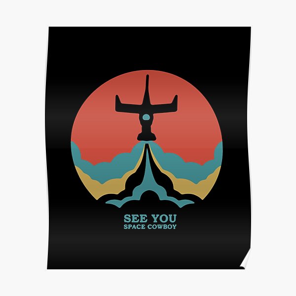 Cowboy Bebop Retro Vintage Poster