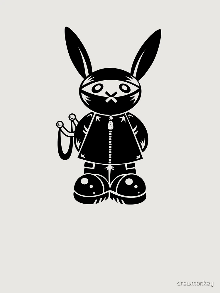 Thumbnail 6 of 6, Premium Oversized Sweatshirt, Sab it! Rabbit!  designed and sold by drewmonkey.