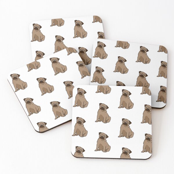 Item preview, Percy the Pug Pattern designed and sold by SmokeyCarbonite.