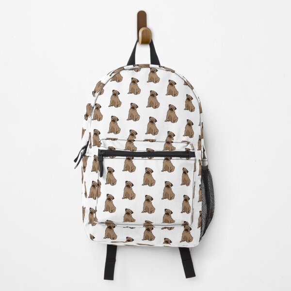 Percy the Pug Pattern Backpack