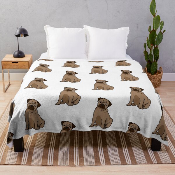 Item preview, Percy the Pug Pattern designed and sold by SmokeyCarbonite.