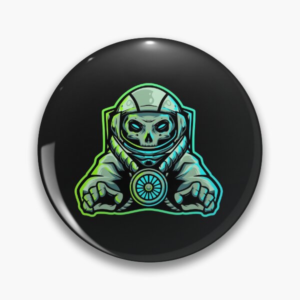 Item preview, Astronot Skull Space designed and sold by SSK Designs.