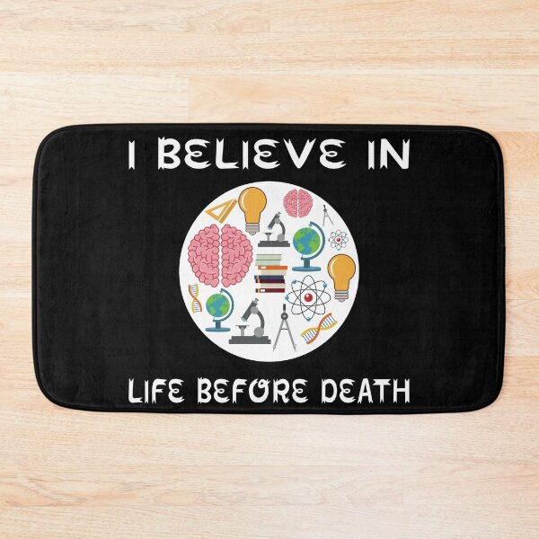 Item preview, I Believe In Life Before Death Atheist Gift Husband Wife designed and sold by cattiktoks1718.