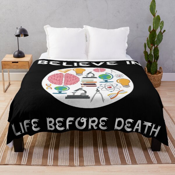 Item preview, I Believe In Life Before Death Atheist Gift Husband Wife designed and sold by cattiktoks1718.