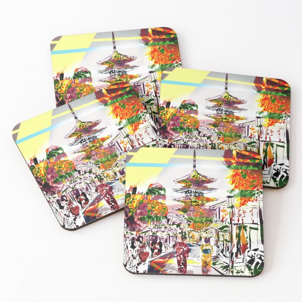 Item preview, Wabi Sabi at sunset, on the way to the Hōkan-ji pagoda in Kyoto Japan designed and sold by cachaldora.