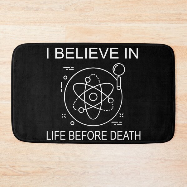 Item preview, I Believe In Life Before Death Atheist Gift Husband Wife designed and sold by cattiktoks1718.