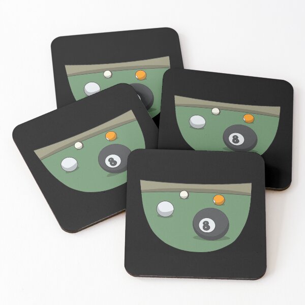 Item preview, Pool billiards the black eight designed and sold by Monkey Ful.