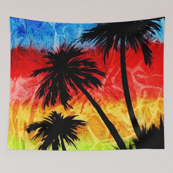 Item preview, Rainbow Palm Trees  Silhouettes designed and sold by Sebastian Grafmann.