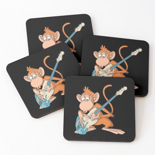 Item preview, Monkey plays electric bass designed and sold by Monkey Ful.
