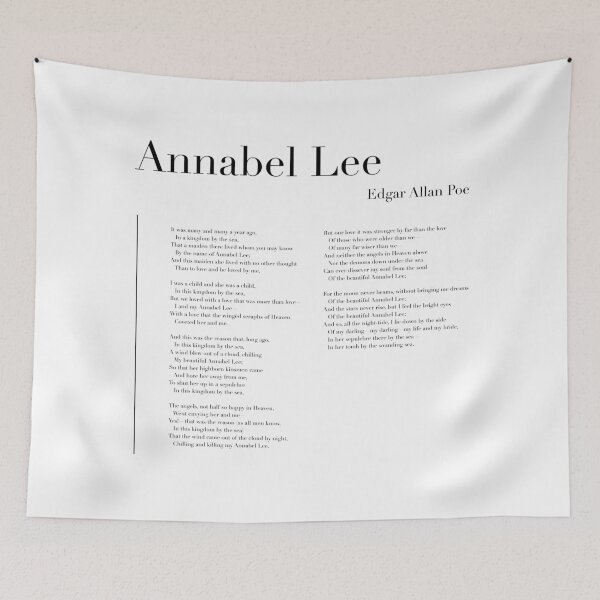 Item preview, Annabel Lee by Edgar Allan Poe designed and sold by wisemagpie.