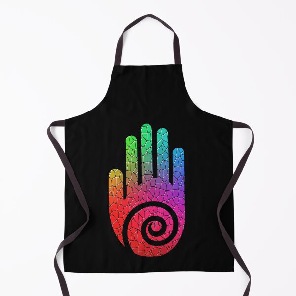 Item preview, Native Americans mythology Healer’s Hand Symbol - Shaman’s Hand - Rainbow designed and sold by celticknights.