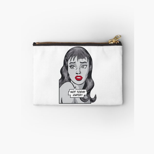 Item preview, Not Today Cupid Anti Valentine's Day Vintage Pop Art Girl designed and sold by GrandeDuc.