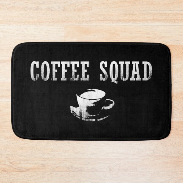 Item preview, Coffee Squad - White color designed and sold by NissaArt.