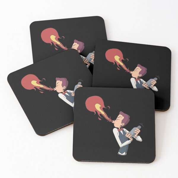 Item preview, Bartender spitting fire designed and sold by Monkey Ful.