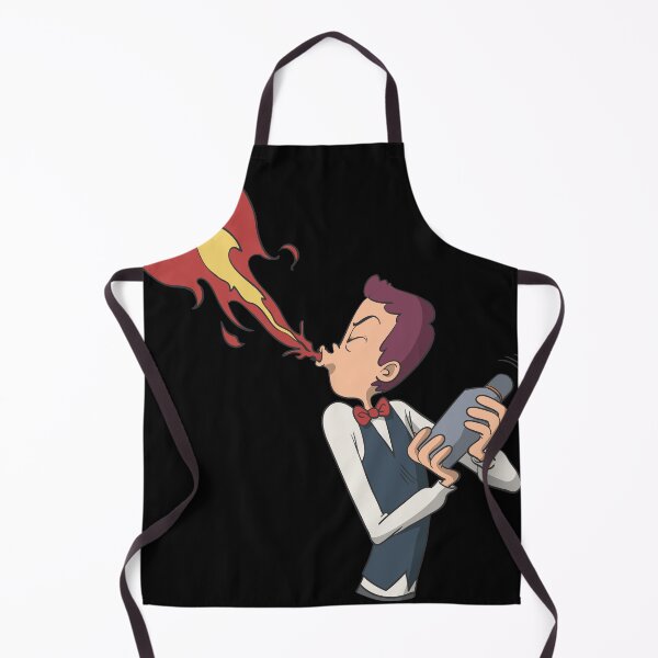 Item preview, Bartender spitting fire designed and sold by Monkey Ful.