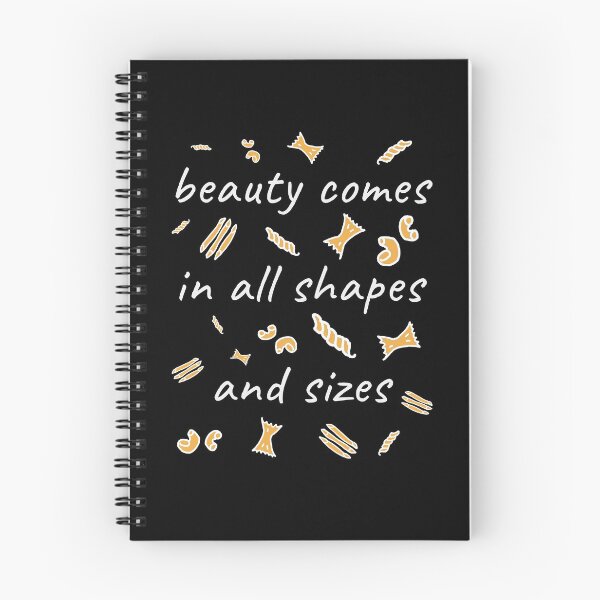 Item preview, Beauty Comes In All Shapes Cute Pasta Lover designed and sold by sillyquestions.