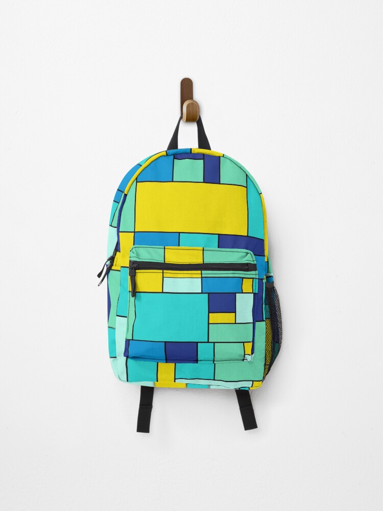 Thumbnail 1 of 3, Backpack, Rectangular pattern designed and sold by MDKawaii.