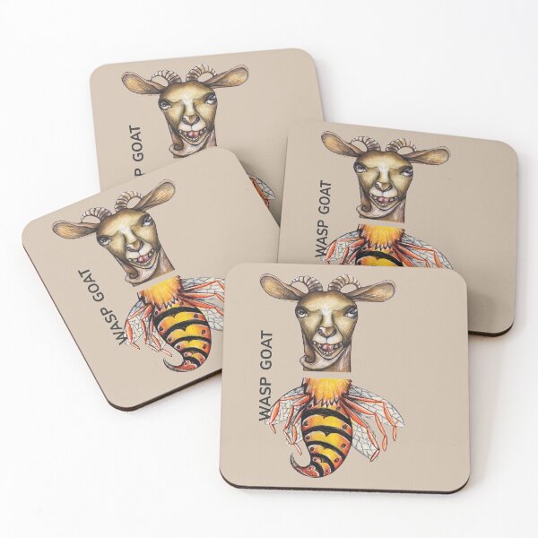 Item preview, WASP GOAT by FrankenDuo vanilla brown designed and sold by FrankenDuo.