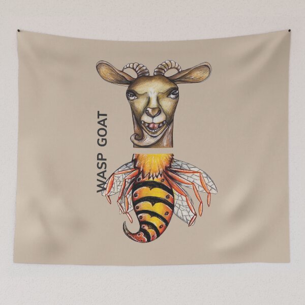 Item preview, WASP GOAT by FrankenDuo vanilla brown designed and sold by FrankenDuo.