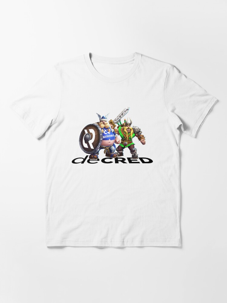 Alternate view of Decred Vikings v2 Essential T-Shirt