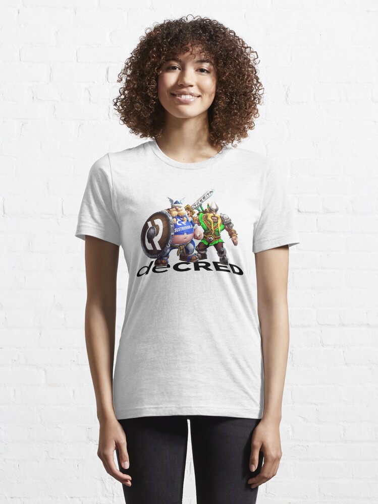 Alternate view of Decred Vikings v2 Essential T-Shirt