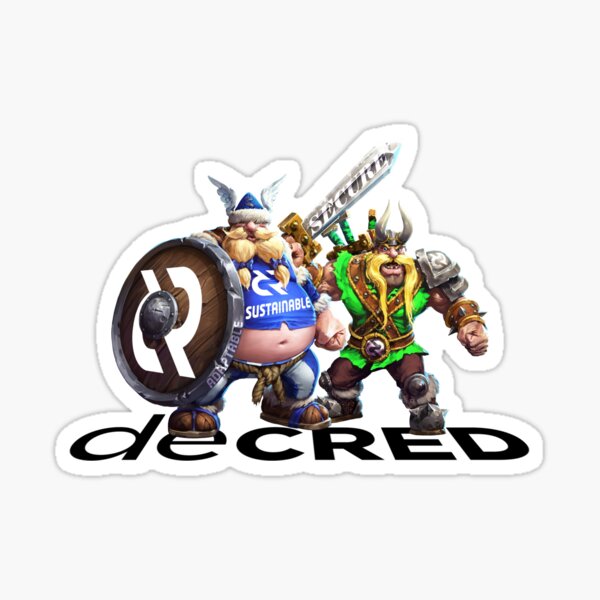 Decred Vikings v2 Sticker