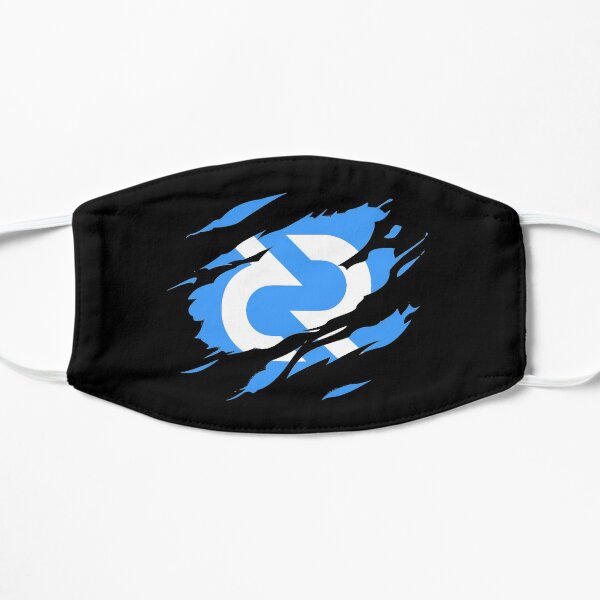 Decred ripped Flat Mask