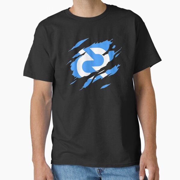Decred ripped © (Design timestamped by https://timestamp.decred.org/) Classic T-Shirt