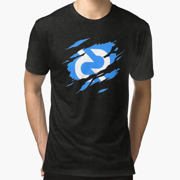 Decred ripped © (Design timestamped by https://timestamp.decred.org/) Tri-blend T-Shirt