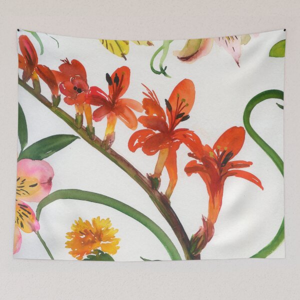 Item preview, vintage flowers: alstroemeria N.o 1 designed and sold by kosarandrea.
