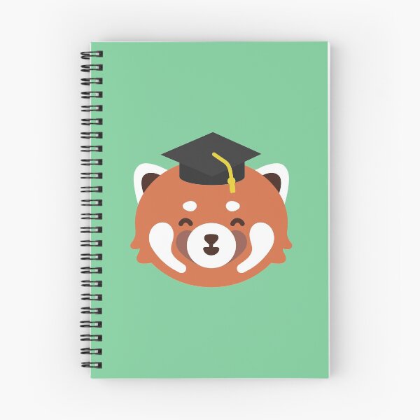 Item preview, Red Panda in a Graduation Cap designed and sold by Amy Humphries.
