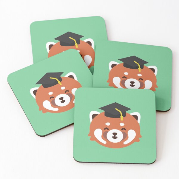 Item preview, Red Panda in a Graduation Cap designed and sold by Amy Humphries.