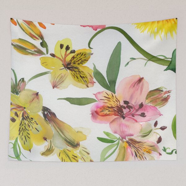 Item preview, vintage flowers: alstroemeria N.o 2 designed and sold by kosarandrea.