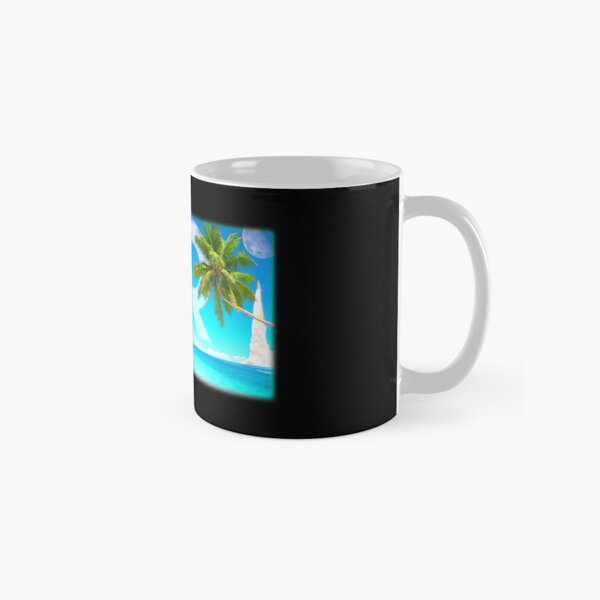 Decred Moon Mission Beach ™ 'Design timestamped by https://timestamp.decred.org/' Classic Mug